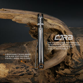 CJRB Pyrite J1925 AR-RPM9 POWDER STEEL STONE WASH BLADE G10 HANDLE FOLDING KNIVES