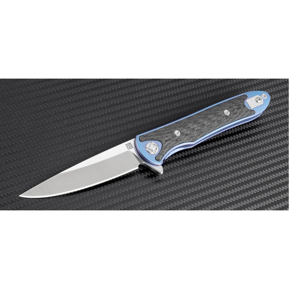 Artisan Cutlery Shark ATZ-1707GS: Titanium Handle Folding Knives