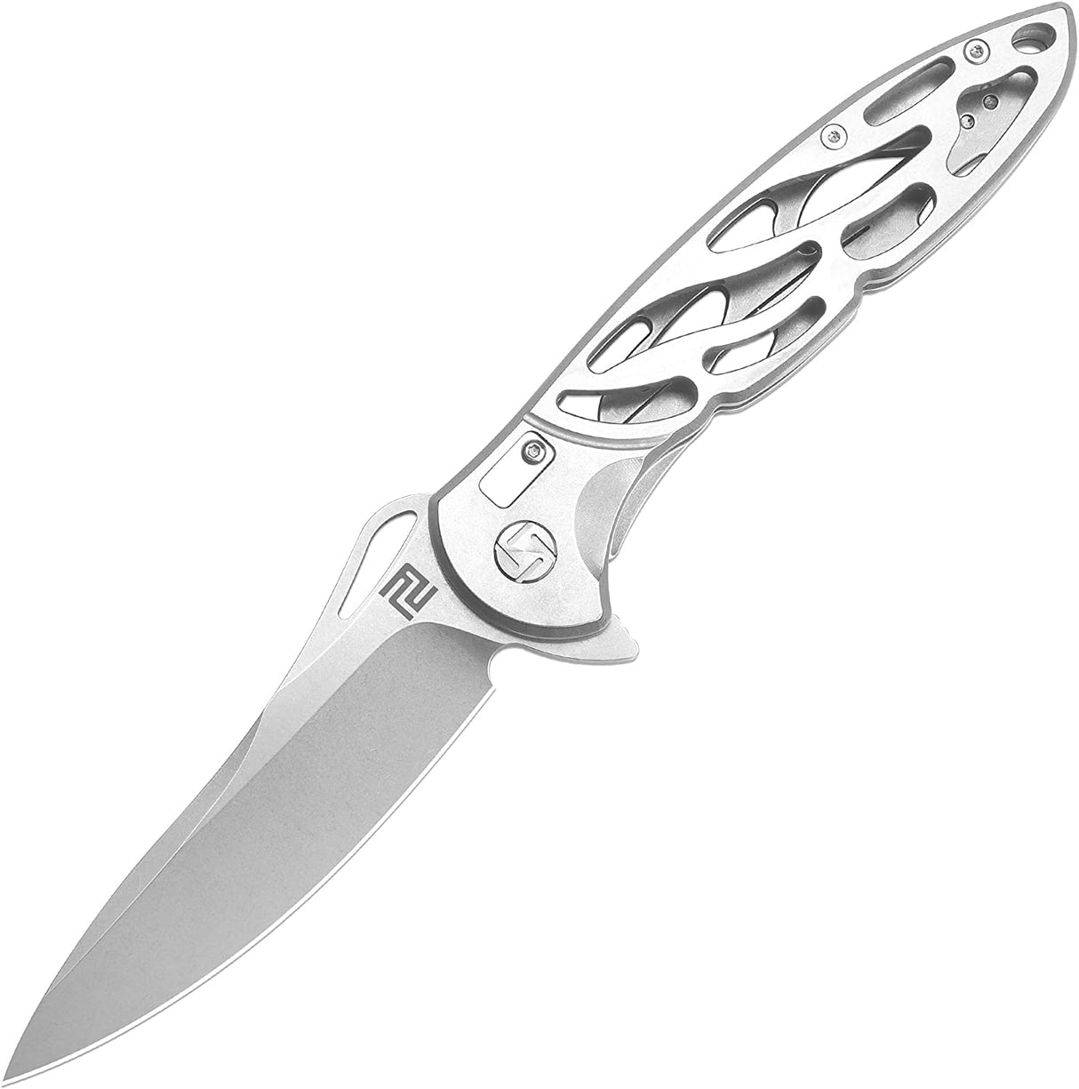 Artisan Cutlery Hoverwing ATZ-1801P  D2 Blade Steel Handle Folding Knives