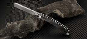 Artisan Cutlery Orthodox ATZ-1817PS D2 Blade Carbon Fiber Handle Folding Knives