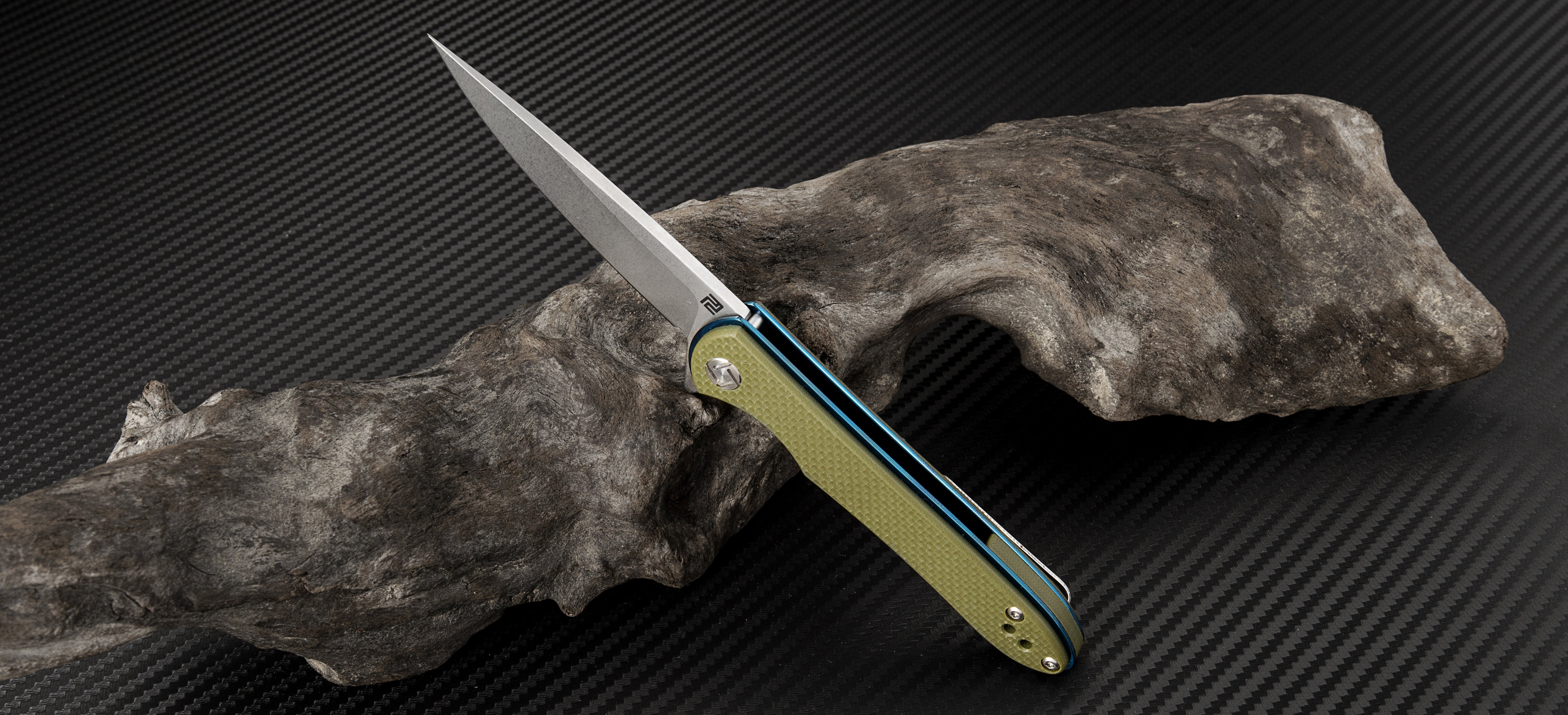 Artisan Cutlery Shark ATZ-1707PS Folding Knives - D2 Blade, G10 Handle