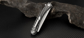 Artisan Cutlery Orthodox ATZ-1817PS D2 Blade Carbon Fiber Handle Folding Knives