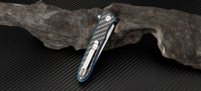 Artisan Cutlery Shark ATZ-1707PS D2 Blade Carbon Fiber Handle Folding Knives