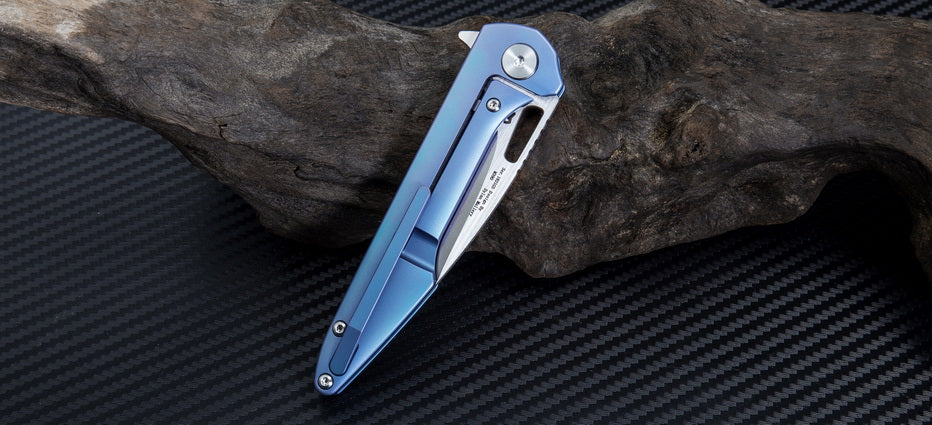 人気激安 ATZ-1821GS: Archaeo Cutlery Artisan M390 Titanium Blade, その他