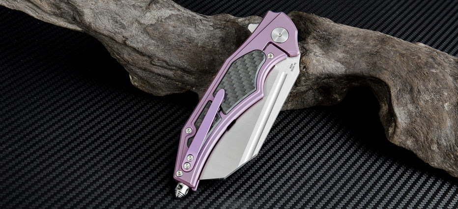 Artisan Cutlery Apache Nomad ATZ-1813G S35VN Blade Titanium Handle Folding Knives