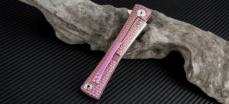 Artisan Cutlery S Waistline ATZ-1805G M390 Blade Titanium Handle Folding Knives