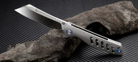Artisan Cutlery Tomahawk ATZ-1815G M390 Blade Titanium Handle Folding Knives