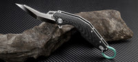 Artisan Cutlery Cobra ATZ-1811G  M390 Blade Carbon fiber Handle Folding Knives