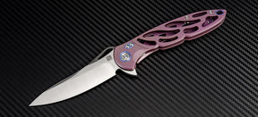 Artisan Cutlery Hoverwing ATZ-1801G M390 Blade Titanium TC4 Handle Folding Knives