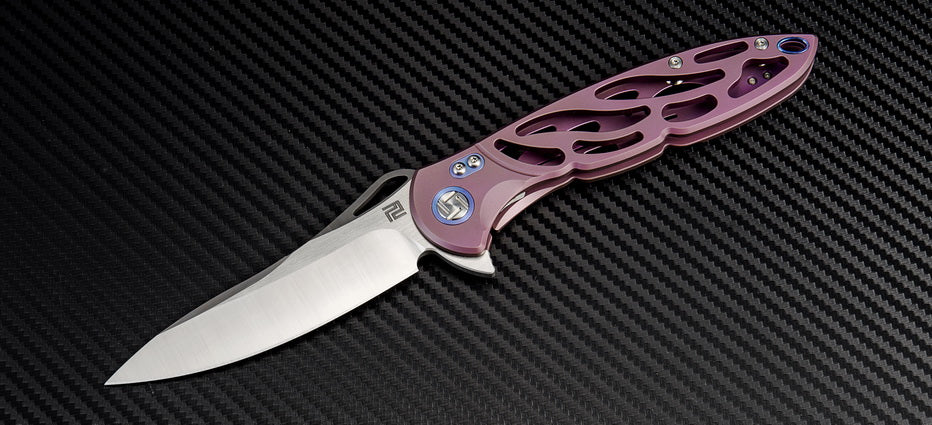 Artisan Cutlery Hoverwing ATZ-1801G - S35VN Blade, Titanium Handle 