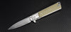 Artisan Cutlery Classic ATZ-1802GD Damascus Blade G10 Handle Folding Knives