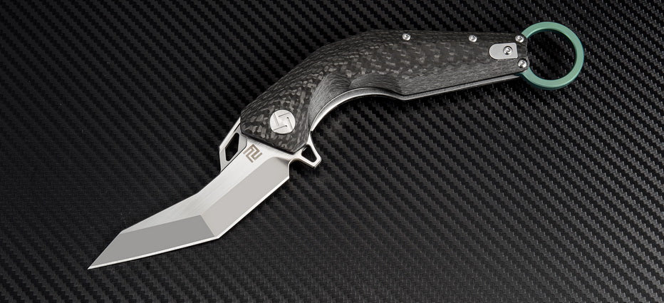 Artisan Cutlery Cobra ATZ-1811G S35VN Blade Carbon fiber Handle Folding Knives