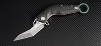 Artisan Cutlery Cobra ATZ-1811G  M390 Blade Carbon fiber Handle Folding Knives