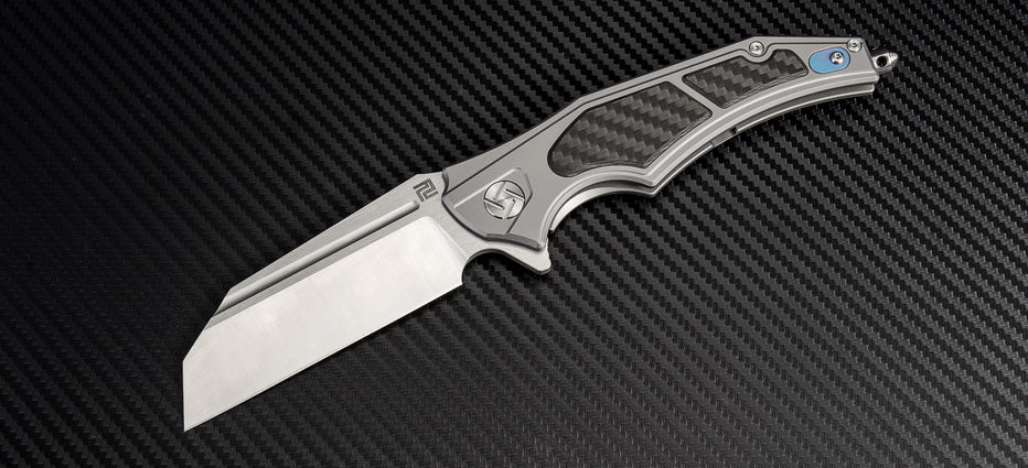 Artisan Cutlery Apache Nomad ATZ-1813G S35VN Blade Titanium Handle Folding Knives