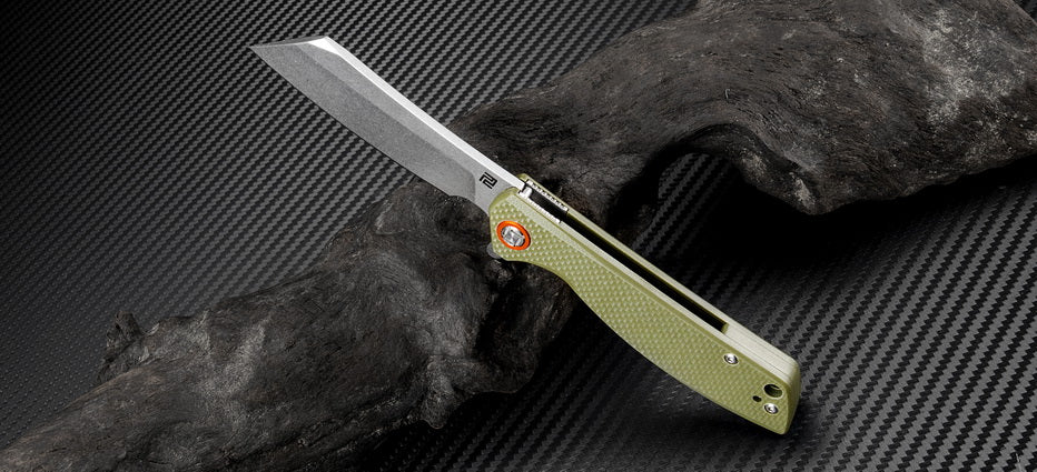 Artisan Cutlery Tomahawk ATZ-1815PS D2 Blade G10(Flat) Handle Folding Knives