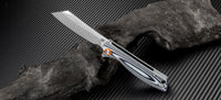 Artisan Cutlery Tomahawk ATZ-1815PS D2 Blade G10(Curve) Handle Folding Knives