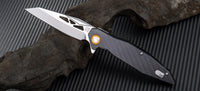 Artisan Cutlery Cygnus ATZ-1827P D2 Blade Carbon Fiber Handle Folding Knives