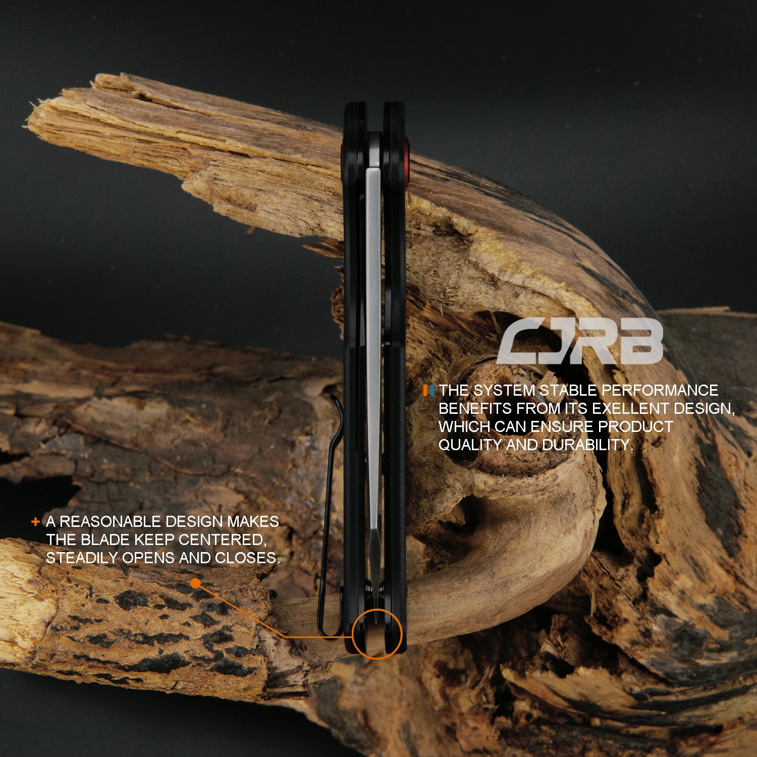 CJRB Crag J1904 ROSE Damascus Blade Carbon fiber Handle Folding Knives