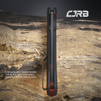 CJRB GOBI J1906 AR-RPM9 Steel Black PVD Blade G10 Handle Folding Knives