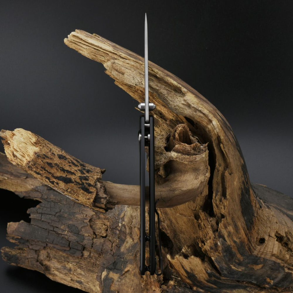 CJRB FELDSPAR J1912 DAMASCUS BLADE STEEL HANDLE BUTTON LOCK FOLDING KNIVES