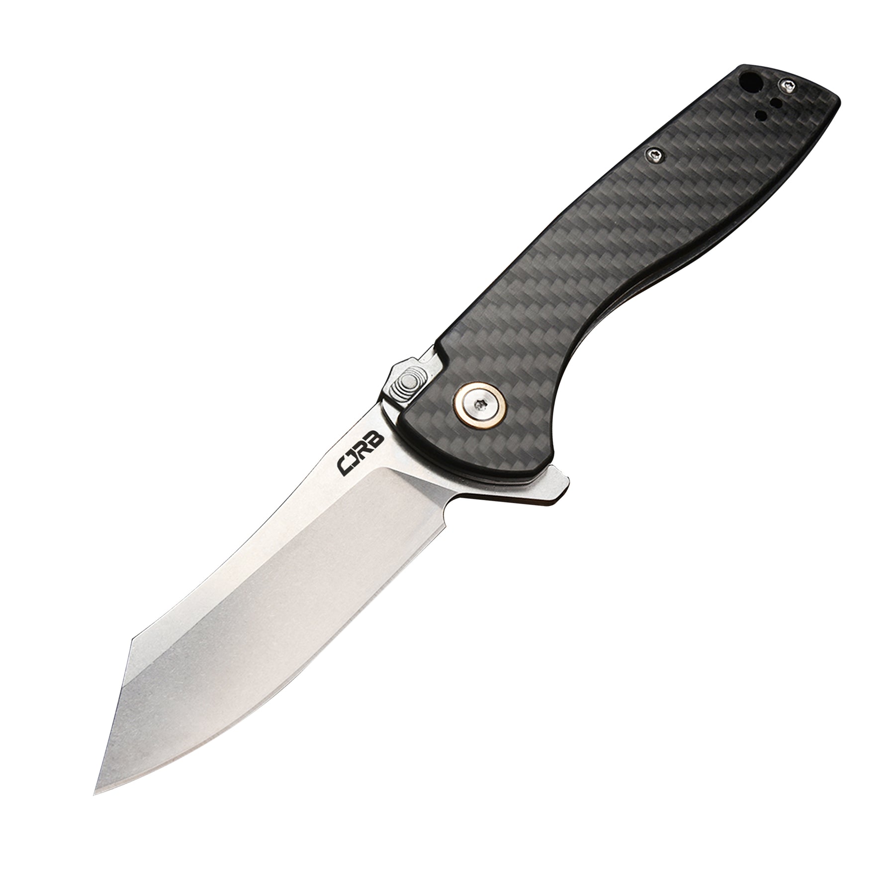 CJRB Kicker J1915 D2 Blade Carbon Fiber Handle Folding Knives