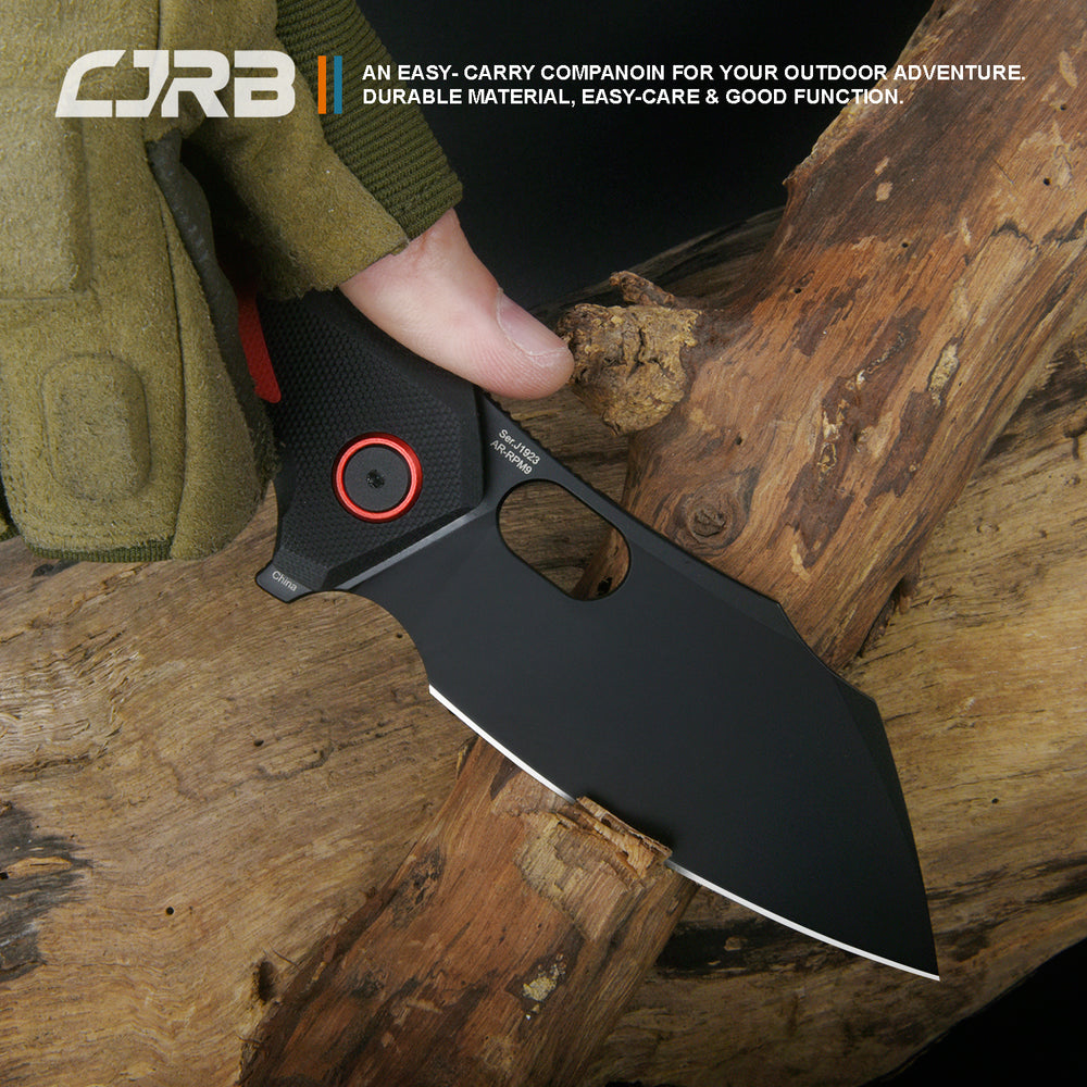 CJRB Caldera J1923 AR-RPM9 Steel Blade G10 Handle Folding Knives