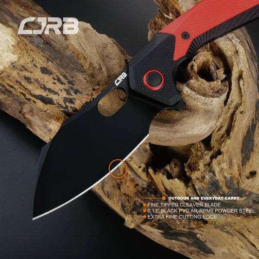 CJRB Caldera J1923 AR-RPM9 Steel Blade G10 Handle Folding Knives