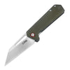 Cjrb Ruffian J1924 Ar-rpm9 Steel Od Green Micarta Handle Folding Knives - cjrb ruffian