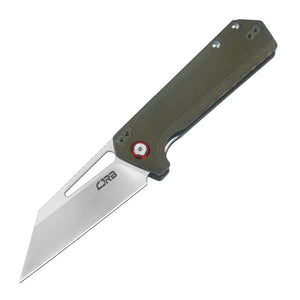 Cjrb Ruffian J1924 Ar-rpm9 Steel Od Green Micarta Handle Folding Knives - cjrb ruffian