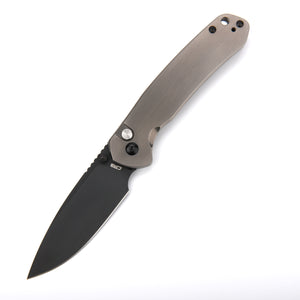 Cjrb Pyrite J1925 Ar-rpm9 Steel Blade Steel Handle Folding Knives Smoky Gray - cjrb pyrite