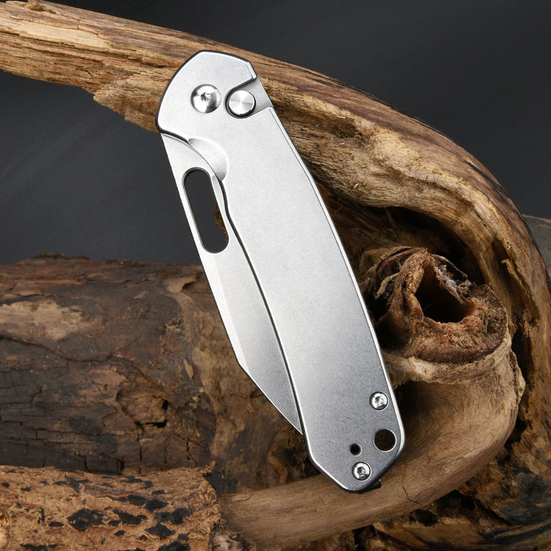 CJRB Pyrite Wharncliffe J1925A AR-RPM9 Steel Blade Steel Handle Folding Knives