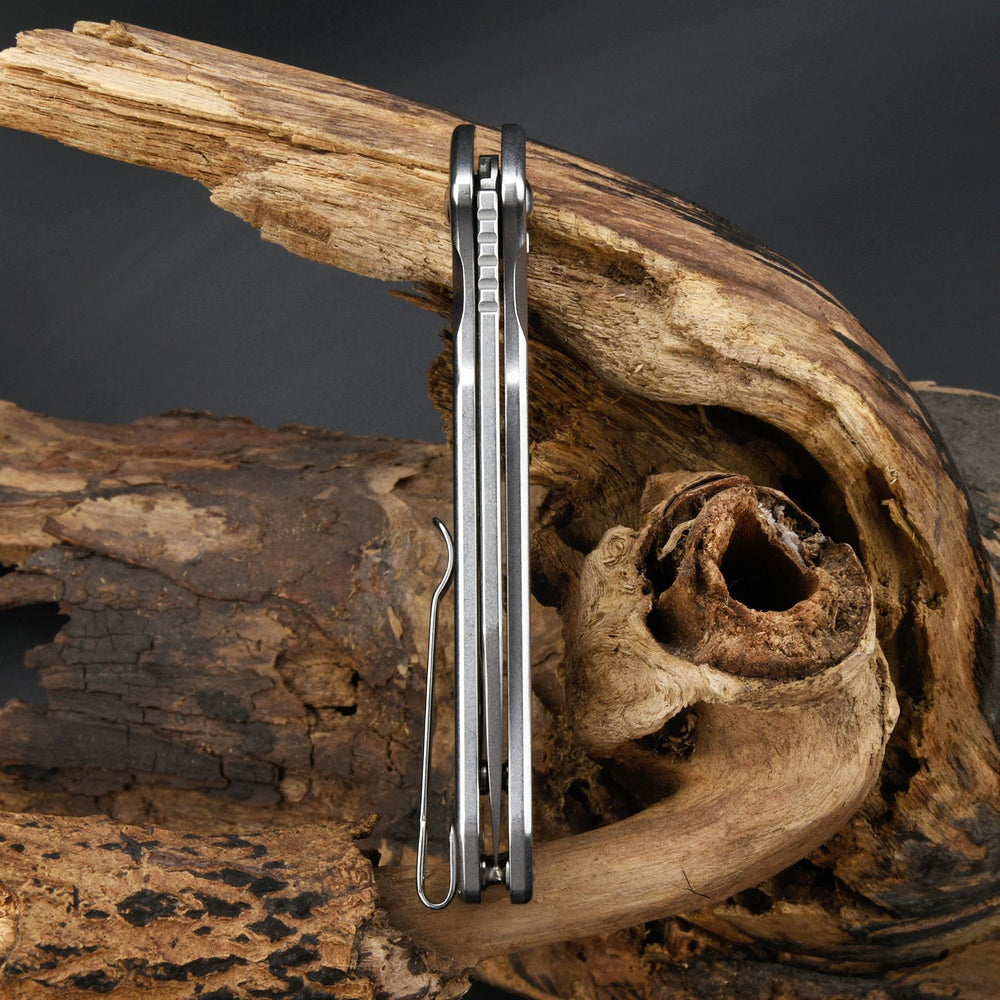 CJRB Pyrite Wharncliffe J1925A AR-RPM9 Steel Blade Steel Handle Folding Knives