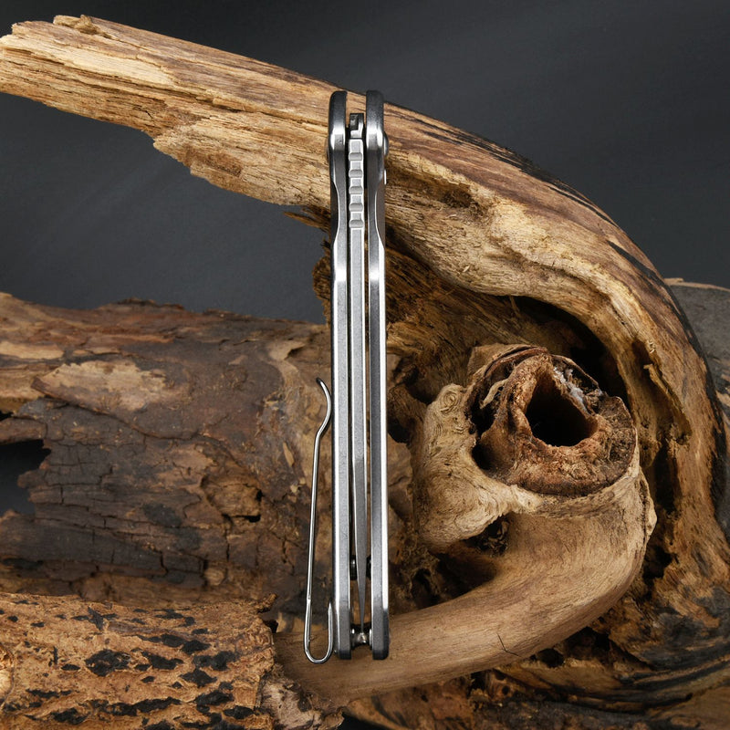 CJRB Pyrite Wharncliffe J1925A AR-RPM9 Steel Blade Steel Handle Folding Knives