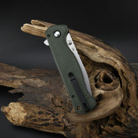 CJRB Chord J1927 AR-RPM9 Steel Blade G10 and Micarta Handle Folding Knives