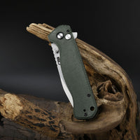 CJRB Chord J1927 AR-RPM9 Steel Blade G10 and Micarta Handle Folding Knives