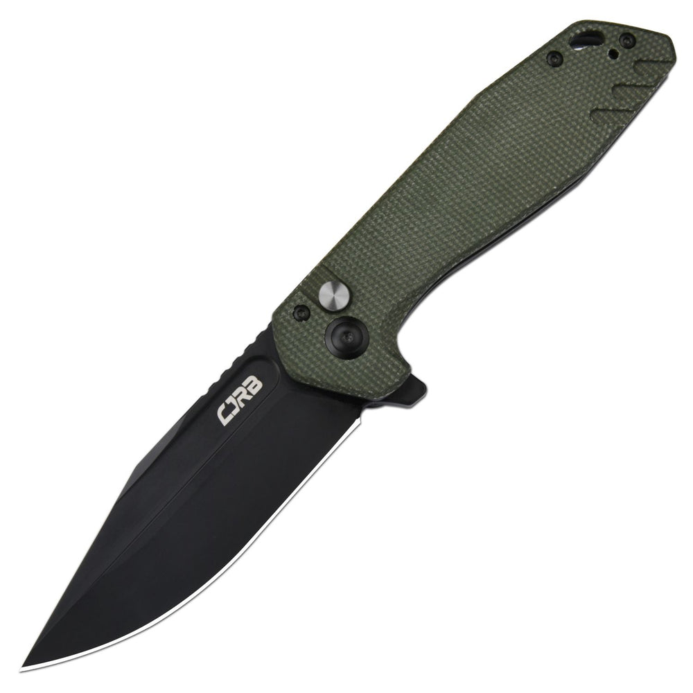CJRB RIFF J1928 AR-RPM9 Steel Blade Micarta and G10 Handle Folding Knives