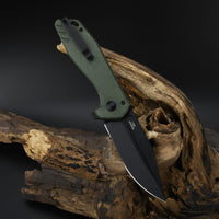 CJRB RIFF J1928 AR-RPM9 Steel Blade Micarta and G10 Handle Folding Knives