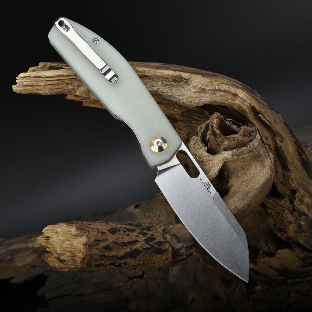 CJRB EKKO J1929 Liner Lock AR-RPM9 Steel Blade G10 and Micarta Handle Folding Knives